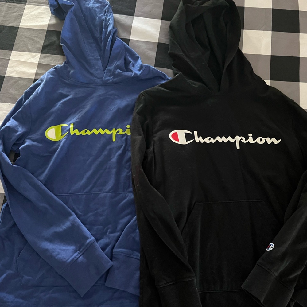 Champion Black Athletic Hoodie